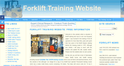 Desktop Screenshot of fork-lift-training.co.uk